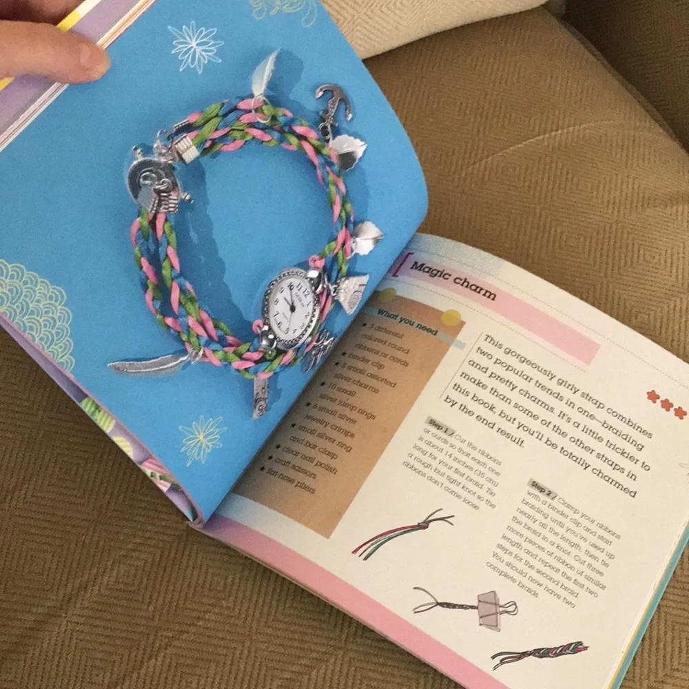 NEW Glam My Watch: 12 Cool Watch Straps to Make and Wear DIY BOOK w/Supplies